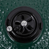 2-in-1 Kamado Barbecue Grill Smoker Ceramic 56 cm Green - Extra Image