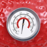 2-in-1 Kamado Barbecue Grill Smoker Ceramic 56 cm Red - Extra Image