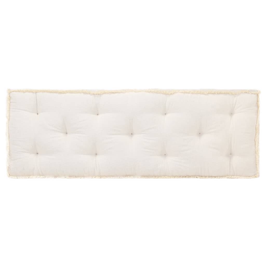 Pallet Sofa Cushion Beige 120x40x7 cm