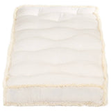 Pallet Sofa Cushion Beige 120x40x7 cm - Top-Down View