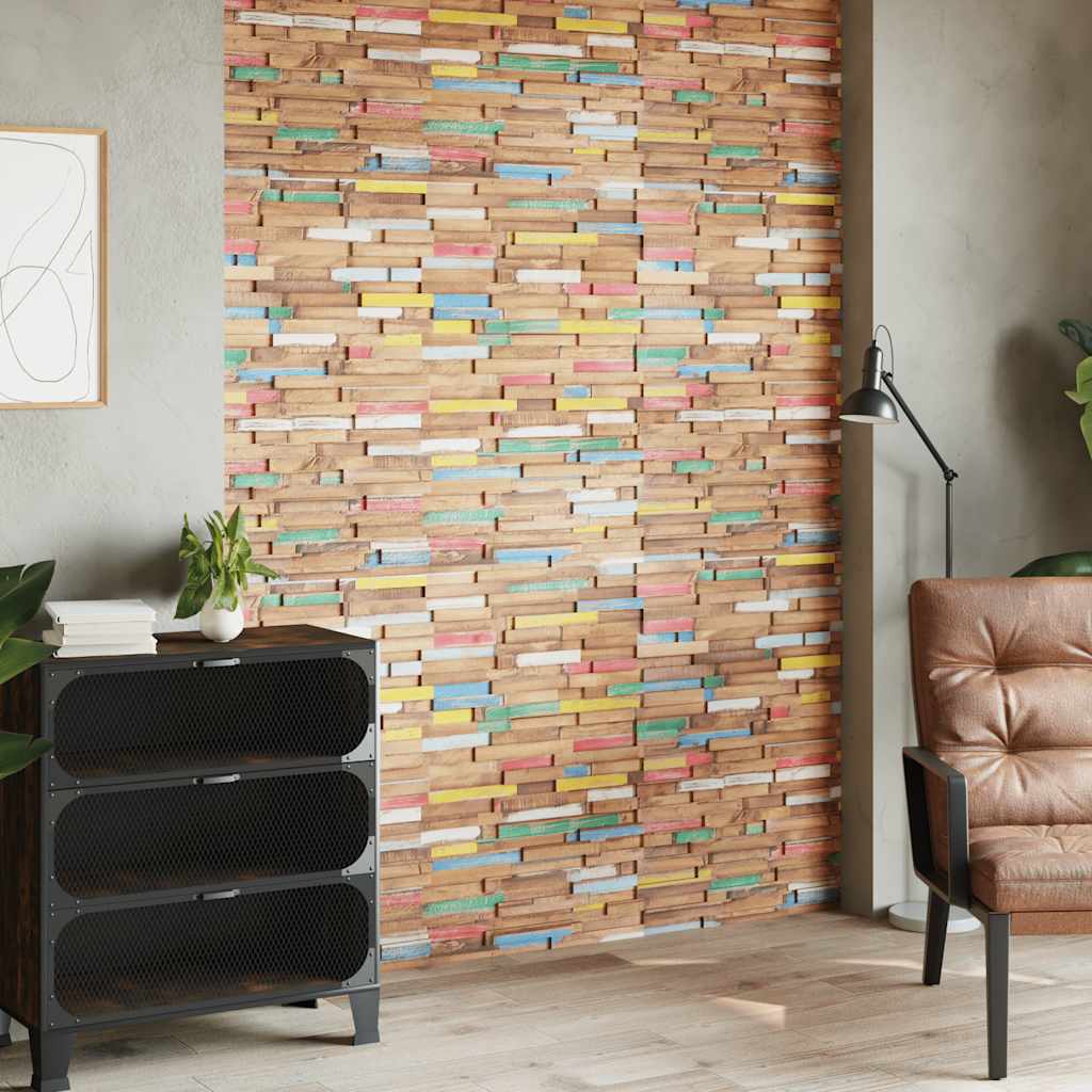 Wall Cladding Panels 10 pcs 1.03 m² Solid Teak Wood