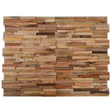 Wall Cladding Panels 10 pcs 1.03 m² Recycled Teak Wood - Front View