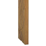Console Table 110x35x75 cm Solid Teak Wood - Rear View