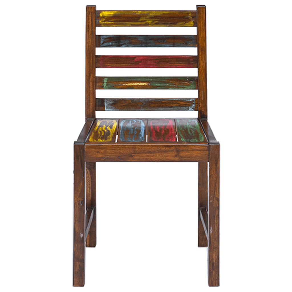 Dining Chairs 2 pcs Solid Reclaimed Wood