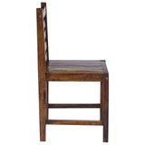 Dining Chairs 2 pcs Solid Reclaimed Wood - Top-Down View