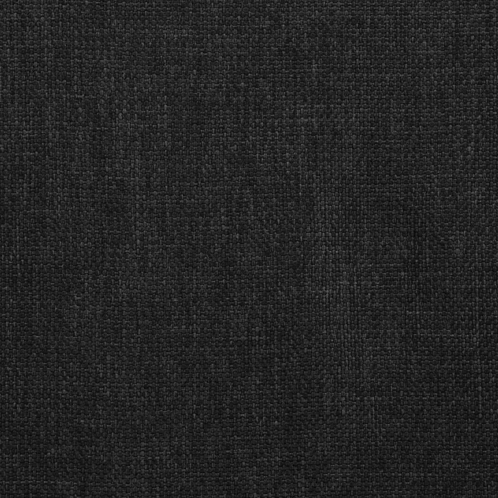 Dining Chairs 6 pcs Black Fabric