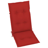 Garden Reclining Chairs 4 pcs with Cushions Solid Acacia Wood - Close-Up Angle