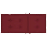 Garden Reclining Chairs 4 pcs with Cushions Solid Acacia Wood - Extra Image