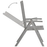 Garden Reclining Chairs 4 pcs with Cushions Solid Acacia Wood - 45-Degree Angle