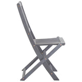 Folding Outdoor Chairs 6 pcs with Cushions Solid Acacia Wood