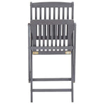 Folding Chairs 6 pcs Solid Acacia Wood