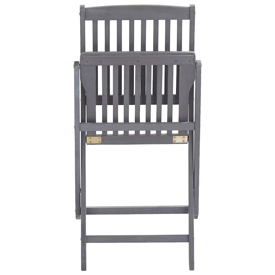 Folding Chairs 6 pcs Solid Acacia Wood
