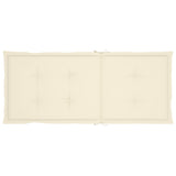 Garden Chairs 4 pcs with Cream Cushions Solid Teak Wood - Low Angle