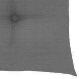 Garden Chairs with Grey Cushions 6 pcs Solid Teak Wood - Extra Image