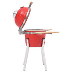Kamado Barbecue Grill Smoker Ceramic 33 cm