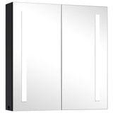 LED Bathroom Mirror Cabinet 62x14x60 cm - Front View