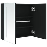LED Bathroom Mirror Cabinet 62x14x60 cm - 45-Degree Angle