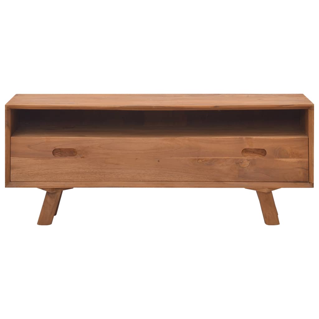 TV Cabinet 110x30x45 cm Solid Teak Wood