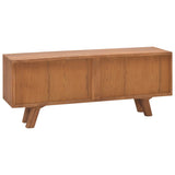 TV Cabinet 110x30x45 cm Solid Teak Wood