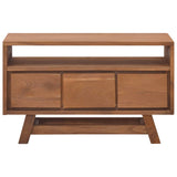 TV Cabinet 80x30x50 cm Solid Teak Wood