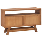 TV Cabinet 80x30x50 cm Solid Teak Wood