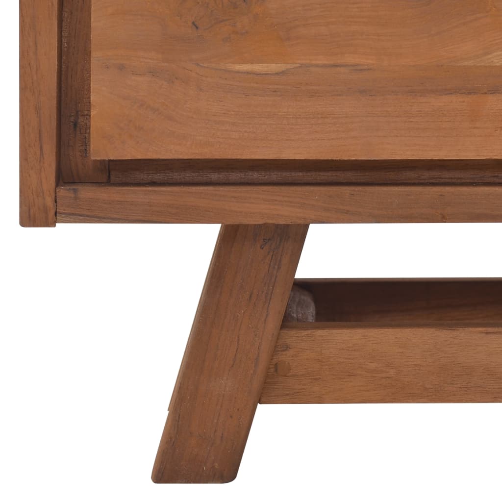 TV Cabinet 80x30x50 cm Solid Teak Wood