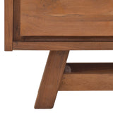 TV Cabinet 80x30x50 cm Solid Teak Wood