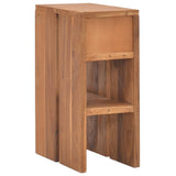 Bedside Cabinet 20x35x50 cm Solid Teak Wood - 45-Degree Angle