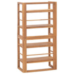 Shelving Unit 60x30x120 cm Solid Teak Wood