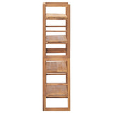 Shelving Unit 60x30x120 cm Solid Teak Wood - Top-Down View