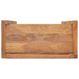 Shelving Unit 60x30x120 cm Solid Teak Wood - 45-Degree Angle