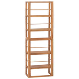 Shelving Unit 60x30x180 cm Solid Teak Wood - Front View