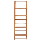Shelving Unit 60x30x180 cm Solid Teak Wood - Side View