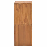 Storage Cabinet 40x30x76 cm Solid Teak Wood - Top-Down View