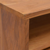Console Table 80x30x80 cm Solid Teak Wood - Low Angle