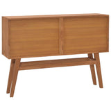 Console Table 110x30x79 cm Solid Teak Wood - 45-Degree Angle