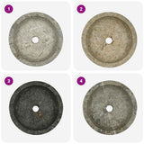 Sink Grey Ø40x12 cm Marble - Low Angle