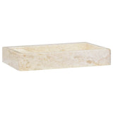 Sink Cream 58x39x10 cm Marble - Front View