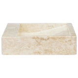Sink Cream 58x39x10 cm Marble - Top-Down View
