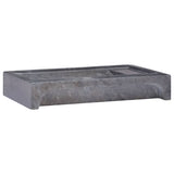 Sink Black 58x39x10 cm Marble - 45-Degree Angle