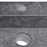 Sink Black 58x39x10 cm Marble