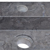 Sink Black 58x39x10 cm Marble - Close-Up Angle