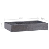 Sink Black 58x39x10 cm Marble - Low Angle