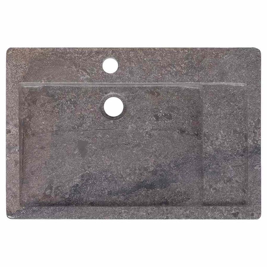 Sink Grey 58x39x10 cm Marble