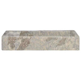Sink Grey 58x39x10 cm Marble