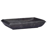 Sink Black 50x35x10 cm Marble - Front View