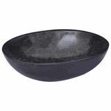 Sink Black 53x40x15 cm Marble - Side View