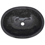 Sink Black 53x40x15 cm Marble