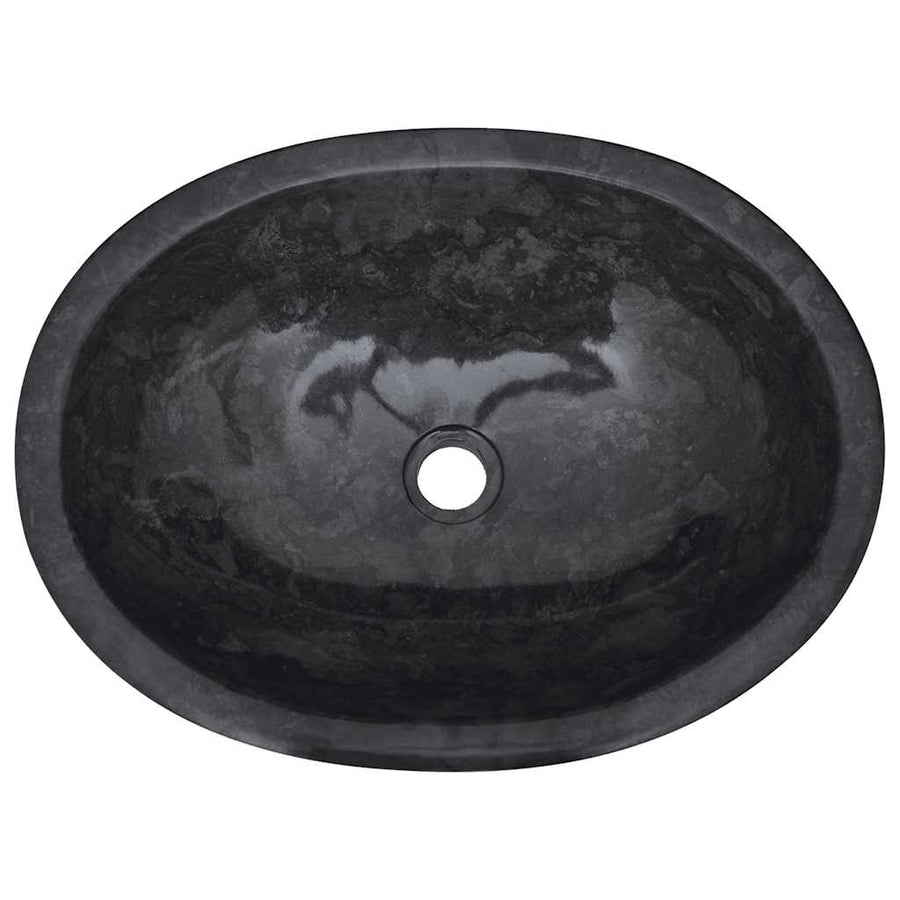 Sink Black 53x40x15 cm Marble