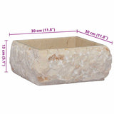 Sink Cream 30x30x13 cm Marble - Extra Image